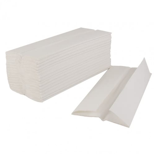 White 2ply C Fold Hand Towels 1x2400
