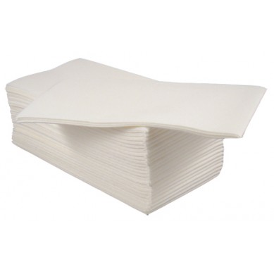 White 40cm 2ply Napkins 1x2000
