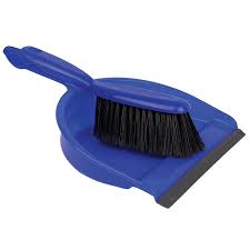Dust Pan & Brush Set Blue