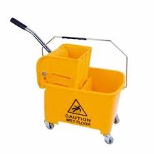 Kentucky Mop Bucket & Wringer Yellow